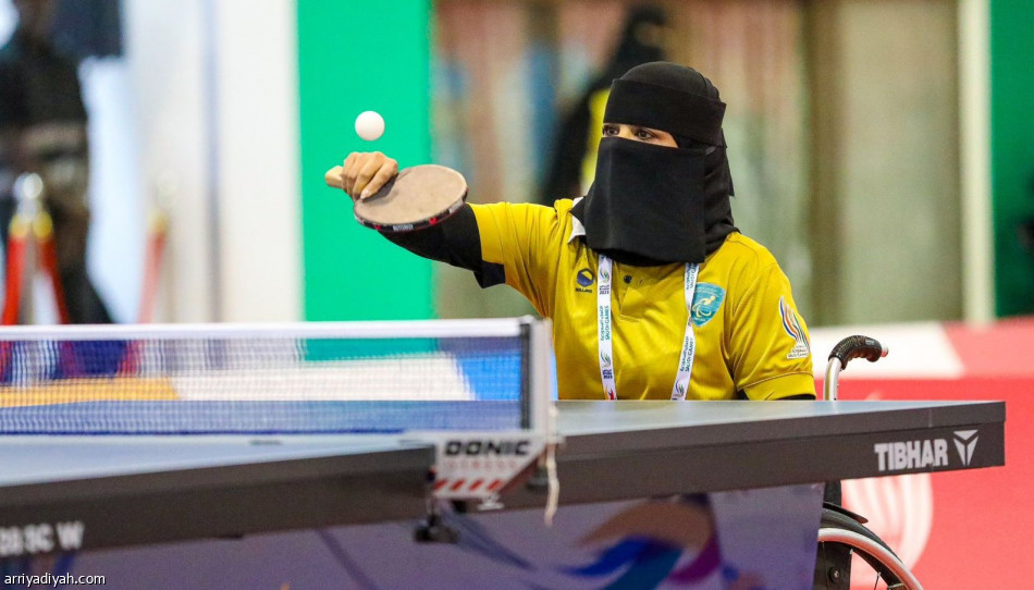 غالية  تحصد ذهبية كرة الطاولة البارالمبية