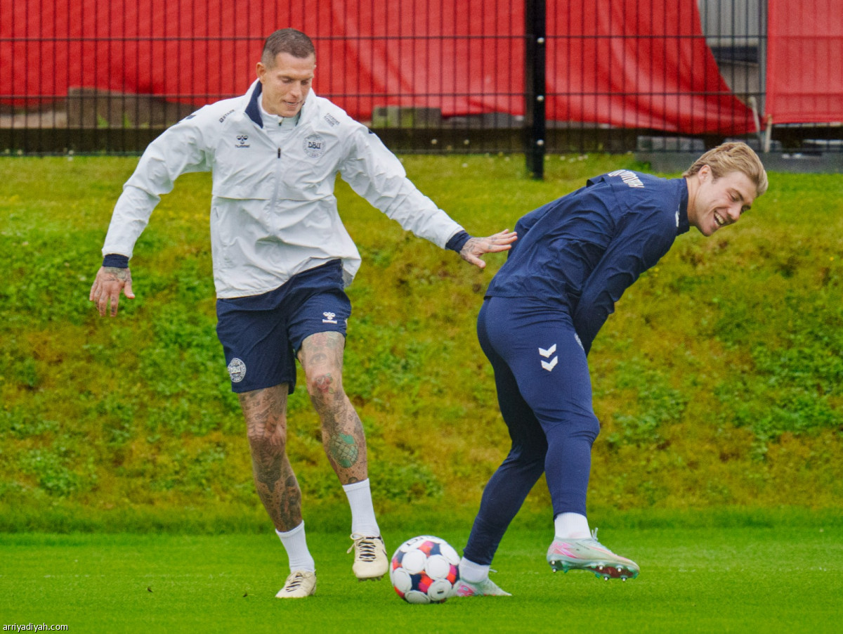 الدنمارك.. تدريب صباحي