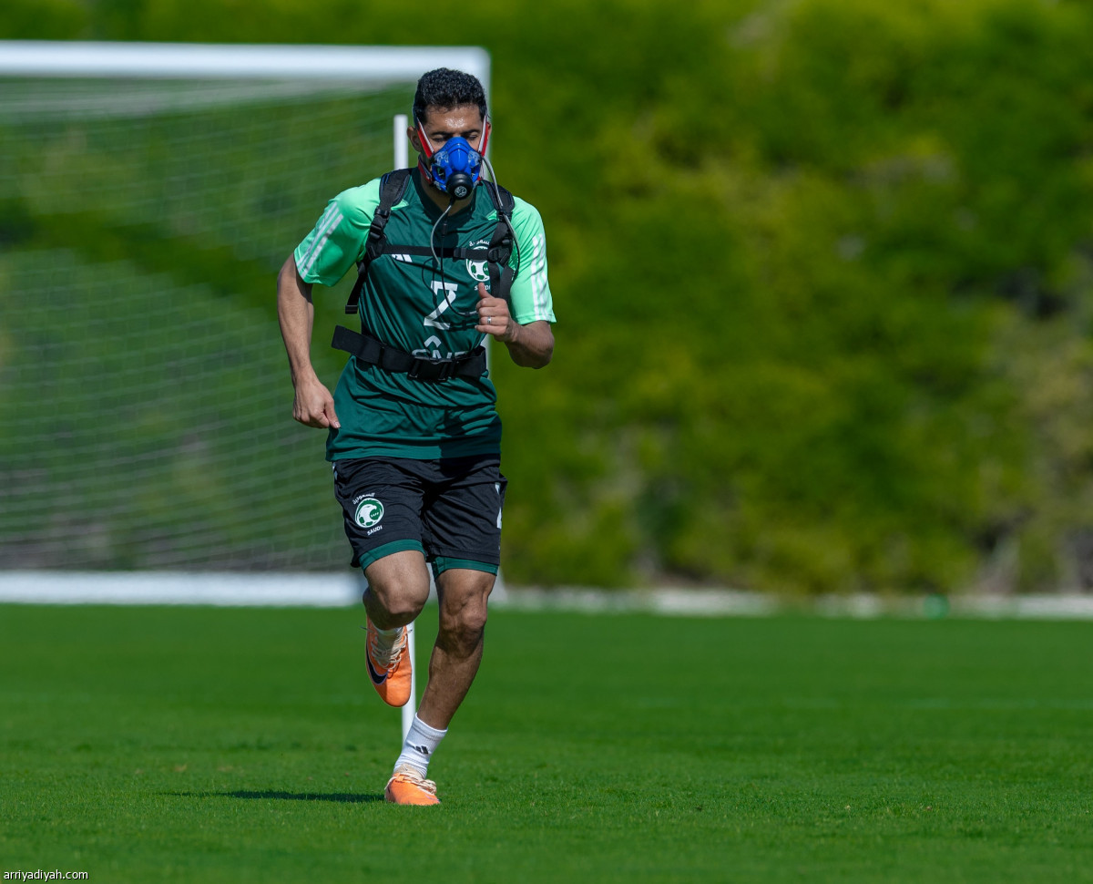 الأخضر.. تدريب صباحي