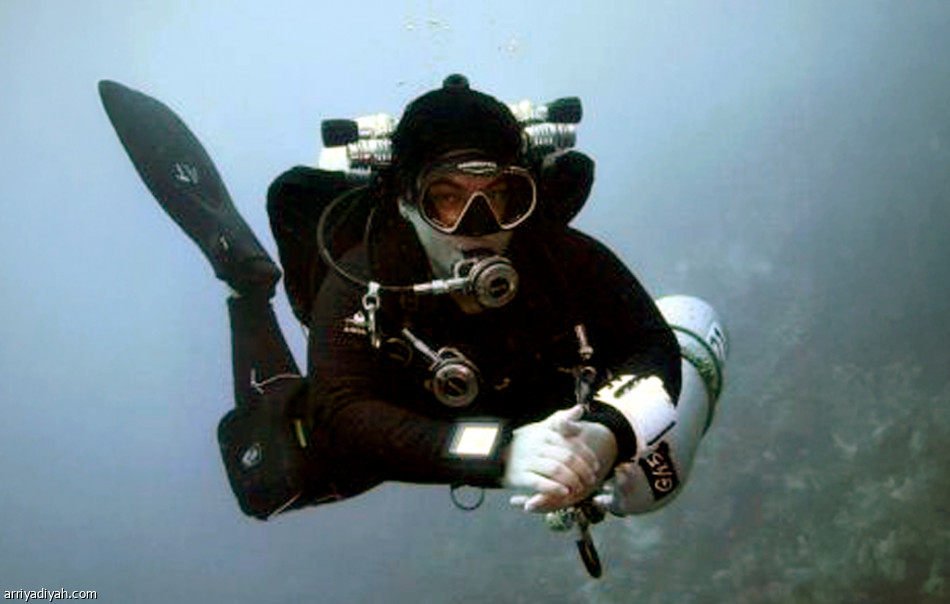غيداء أول سعودية تلامس أعماق البحر